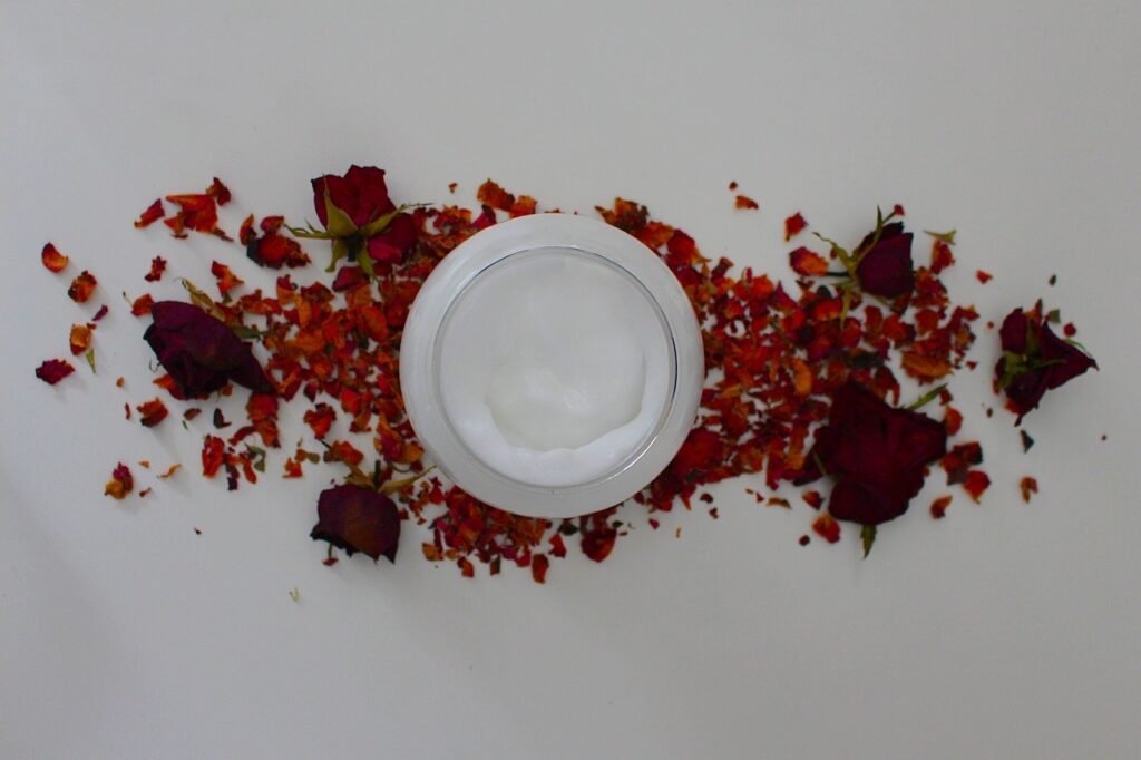 face cream, jar, rose petals-6487686.jpg